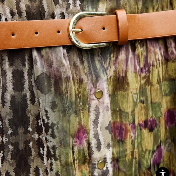 Zara Metallic Thread Maxi Dress - Picture 2 of 5